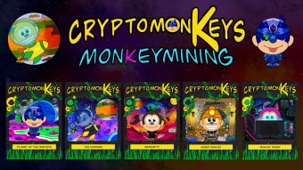 cryptomonKeys Update #15: monKeymining - Earn NFTs by Playing the Game Alien Worlds