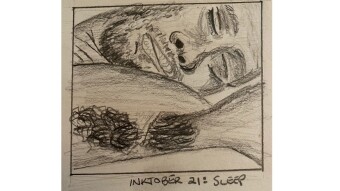 Inktober Day 21: Sleep