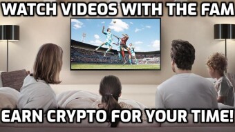 Where can you earn crypto for watching videos?