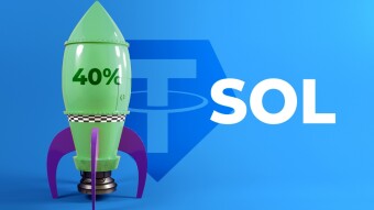 Tether escaped Ethereum to play with Solana's Blockchain, SOL price flew nearly 50%