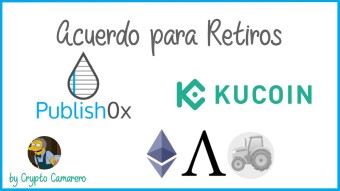 Acuerdo entre Publish0x y KuCoin para retiros de ETH y AMPL