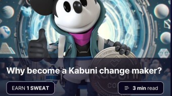 New Learn2Earn Lesson on SweatApp: Kabuni