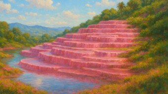 The Pink Terraces of New Zealand (Lost Wonder)