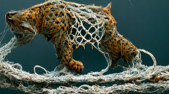 The inability to crochet a tiger | AI Art