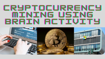 Cryptocurrency mining using brain activity