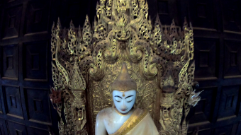 Bagaya Kyaung Monastery - inside a beautiful wooden palace - my journey through Asia - Myanmar #2