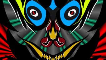 Devil Abstract nft art.
