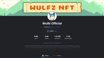 Wulfz: My Favourite Pixelated NFT Collection