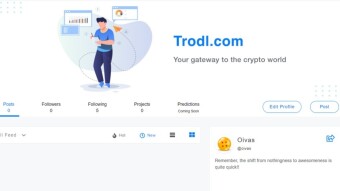 Trodl | Uptrennd Closes Down | 250 TRO tokens for First 10 K