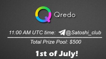 Join the AMA of Satoshi Club x Qredo. Rewards: 500 USDT, July 1st.