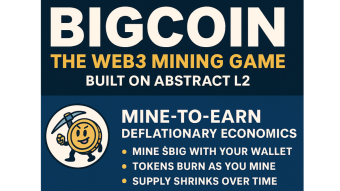 Bigcoin ($BIG) Powered by Abstract Chain: The Web3 Mining Game That Might Become the Next Launchpad Powerhouse