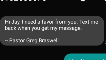 Scammed by a "preacher"