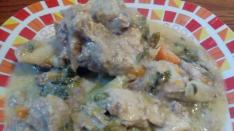 Foodbook #490 lamb fricassée