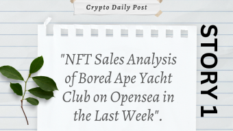 NFT Sales Analysis of Bored Ape Yacht Club on Opensea in the Last Week