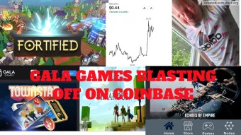 CRYPTO GALA GAMES ON BLOCKCHAINS COINBASE LISTED