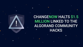 ChangeNOW Halts Transactions with Stolen Algorand Tokens, $1.5M Worth of ALGO Are Safe