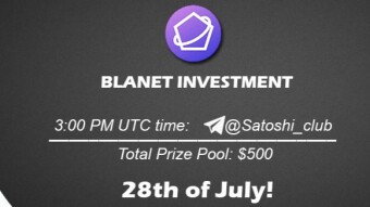 Join the AMA of Satoshi Club x Blanet. Rewards: 500 USDT, July 28th.