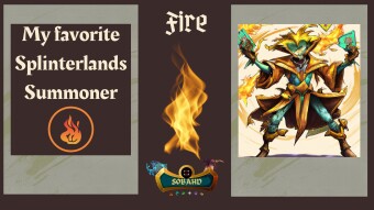 The best Chaos Legion Summoner in Splinterlands - FIRE -