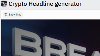 Learning Python update #3 - The Crypto headline generator
