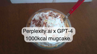 GPT-4 and Perplexity.ia unveil the ultimate recipe for the 1000kcal protein mug cake for an explosion of flavors and muscles!