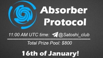 Absorber Protocol x Satoshi Club AMA from 16 January
