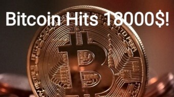 Bitcoin also breaks down the $ 18,000 wall. 🚀🚀🚀