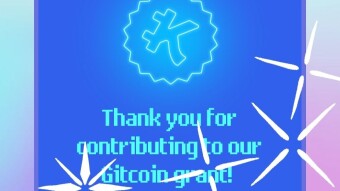 Krebit Gitcoin Grant appreciation NFT