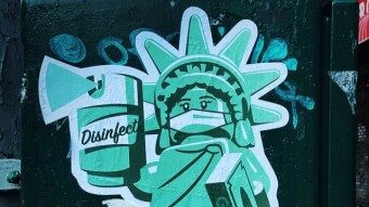 STREET ART #21 - DISINFECT