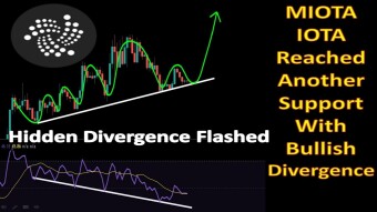 MIOTA IOTA Reached Another Support With Bullish Divergence