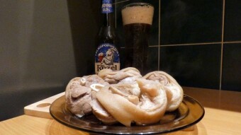 A day without mercy for the liver! Plenty of pork shanks, but light beer - or Kozel no alcohol