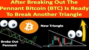 After Breaking Out The Pennant Bitcoin (BTC) Is Ready To Break Another Triangle