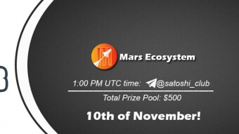 Join the AMA of Satoshi Club x Mars Ecosystem. Rewards: 500 USDT, November 10th.