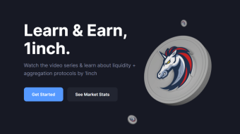 Earn 1inch FREE with Coinmarketcap!