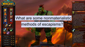 Non-Materialistic Methods of Escapism? | 4chan greentext
