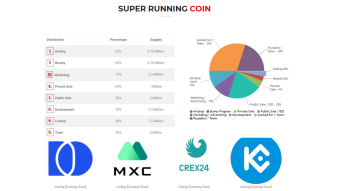 Super Running Coin (SRC) - Cryptocurrency Trading Platform Based on Crypto Network.