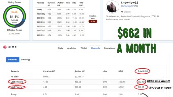 Earning more on Hive than working a 9:00-17:00 job