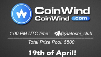 Join the AMA of Satoshi Club x CoinWind. Rewards: 500 USDT, April 19th.