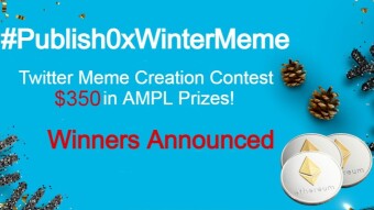 $350 in #AMPL Rewarded: Winners of #Publish0xWinterMeme Twitter Meme Creation Contest Announced!