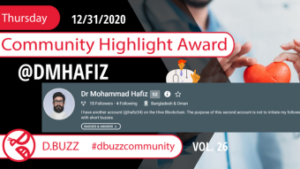 D.Buzz Community Highlight: @dmhafiz