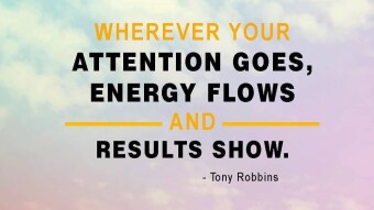 Energy Flows Where Attention Goes