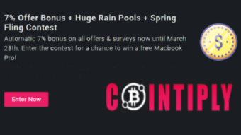 Cointiply Spring Contest & Bonus