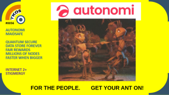 Maidsafe is AUTONOMI : Internet 2+ 'For the People' -Paying the People