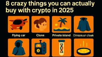 8 crazy things you can actually buy with crypto in 2025