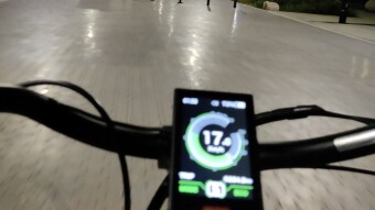 Testing out the bike paths in Canberra