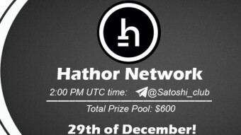 Join the AMA of Satoshi Club x Hathor Network. Rewards: 600 USDT, December 29th.