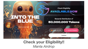 Manta Airdrop: Check your Eligibility