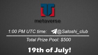 Join the AMA of Satoshi Club x Metaverse NFT. Rewards: 500 USDT, July 19th.