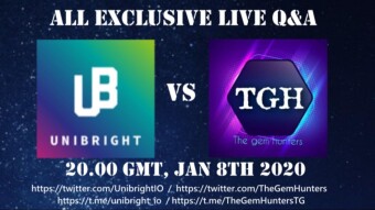 Write Up - Unibright AMA Hosted by The Gem Hunters
