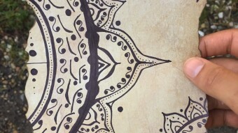Universal Gears - Original Freehand Mandala Art