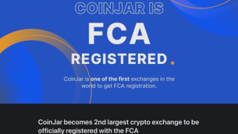 CoinJar becomes 2nd largest crypto exchange to be officially registered with the FCA